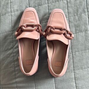 Louise et Cie Pink Flats with Chain Accent